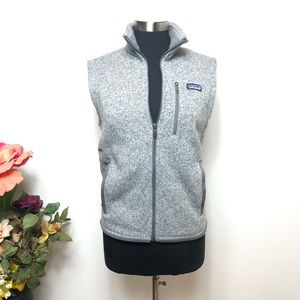 Patagonia Grey Better Sweater Vest - Size Small